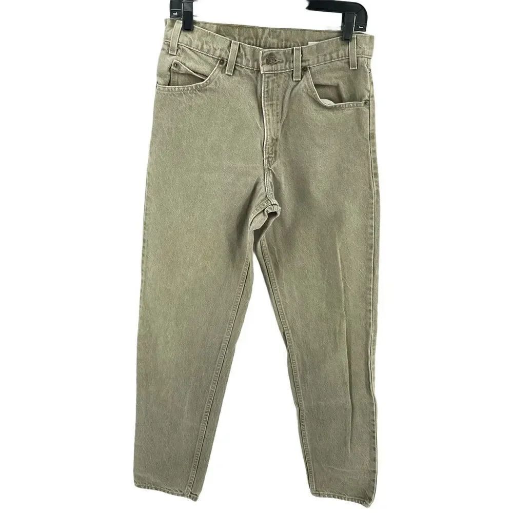 Levi’s orange tag vintage mens acid wash grey gray relaxed fit tapered leg jeans